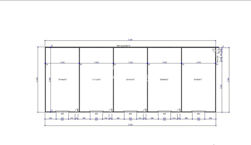 Local commercial - 1 125 m²