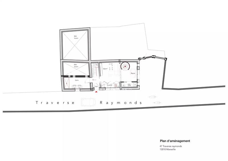 Maison de village - 85 m² - 4 pièces