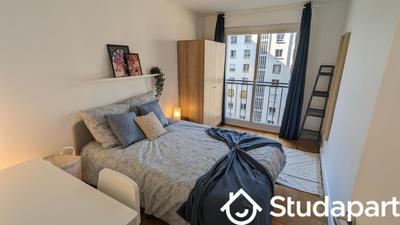 Chambre - 14 m² - 1 pièce