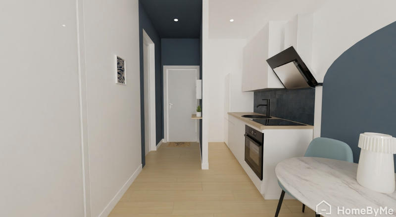 Appartement ancien - 33 m² - 2 pièces