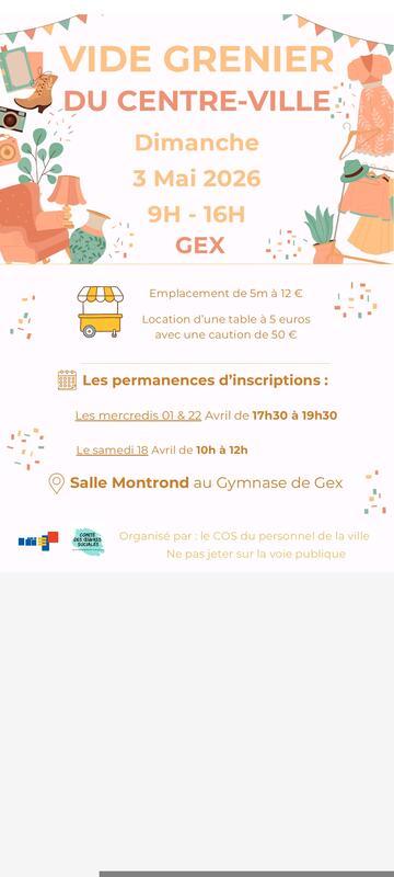 Vide grenier du centre ville