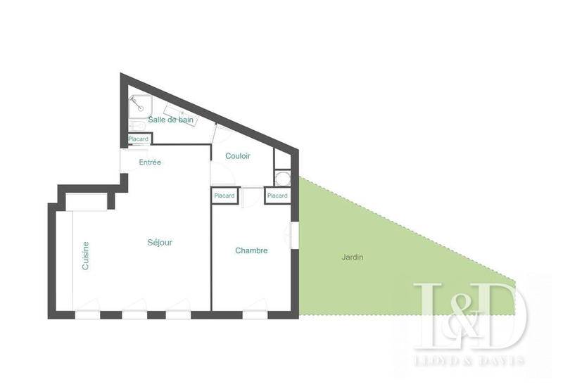 Appartement - 51 m² - 2 pièces