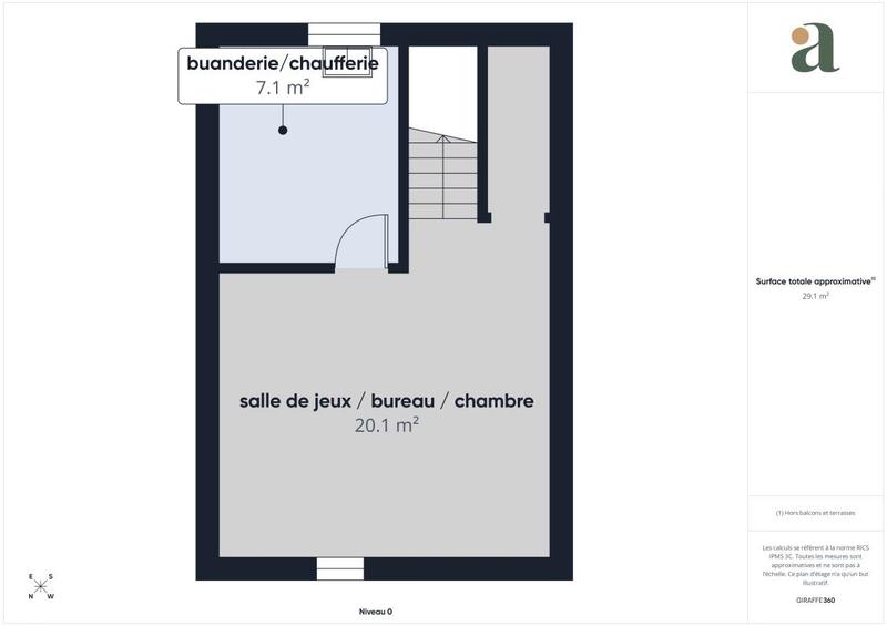 Maison de ville - 88 m² - 5 pièces