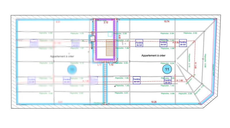 Appartement - 38 m² - 1 pièce