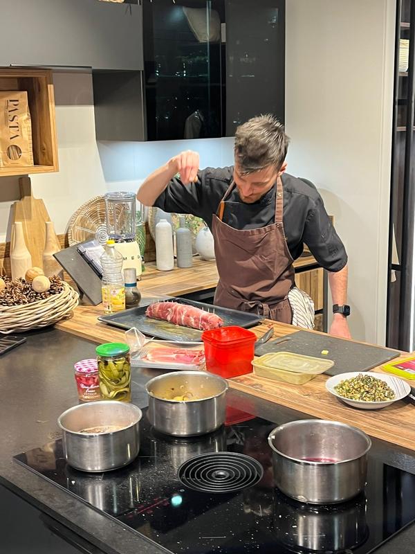 Cours de cuisine spécial Noël avec Florian Duc