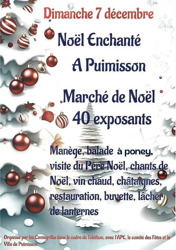Noël enchanté - marché de noël