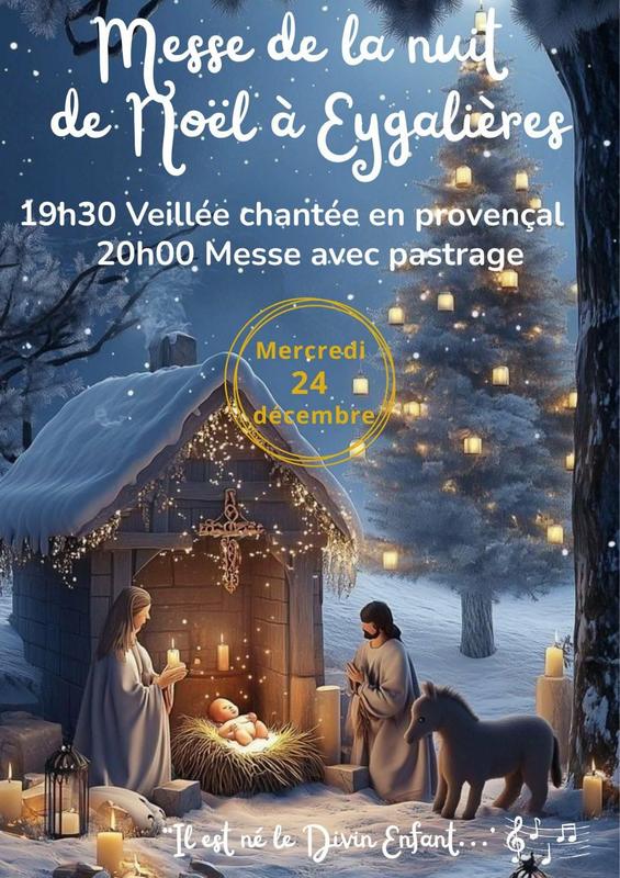Messe de Noël à Eygalières
