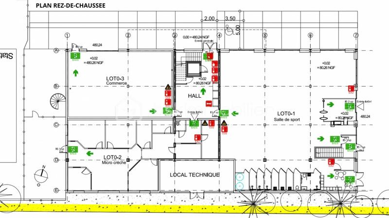 Bureau - 19 m² - 1 pièce