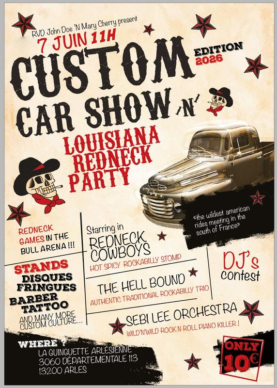 le Custom Car Show &amp; Louisiana redneck party