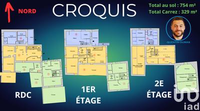 Maison - 329 m² - 29 pièces