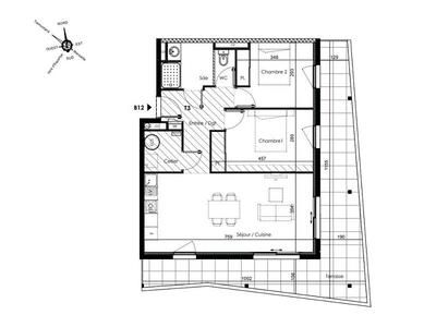 Appartement - 66 m² - 3 pièces
