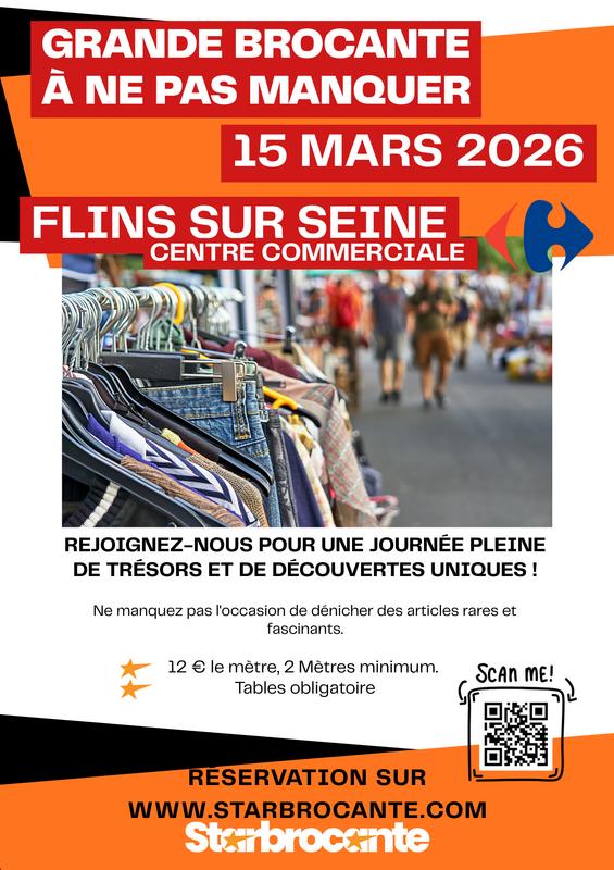 Nouveauté brocante de flins à carrefour