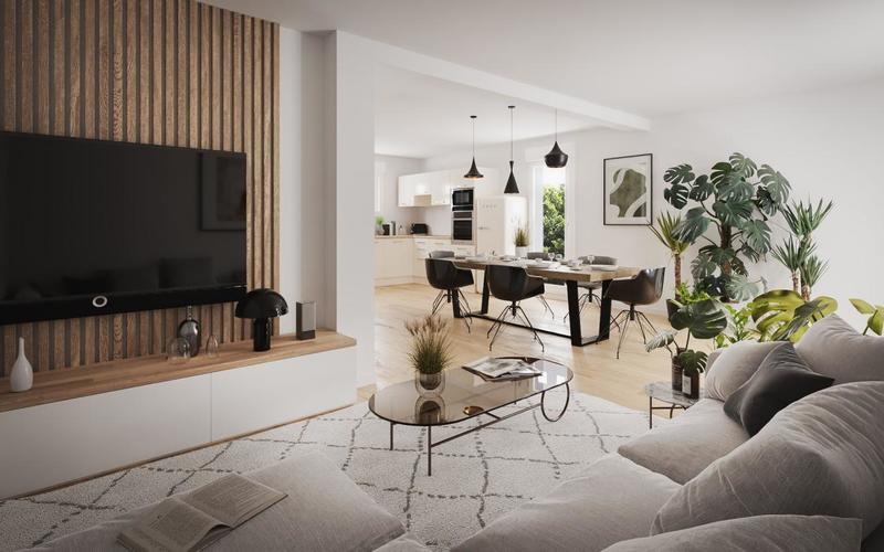 Maison - 90 m² - 5 pièces