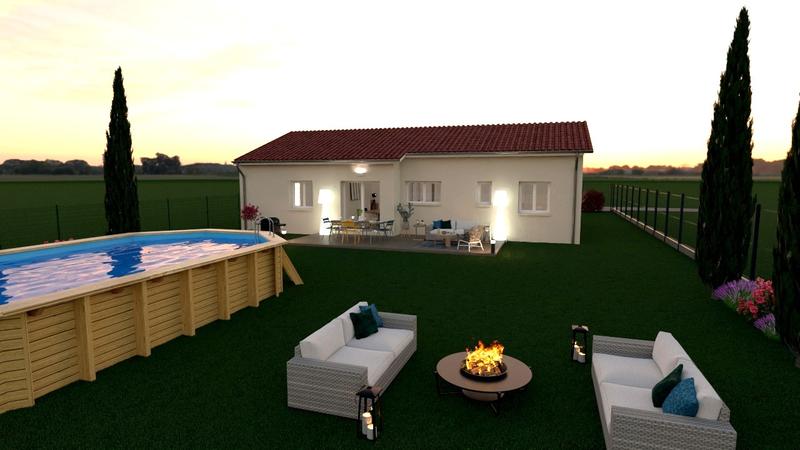 Maison - 90 m² - 5 pièces