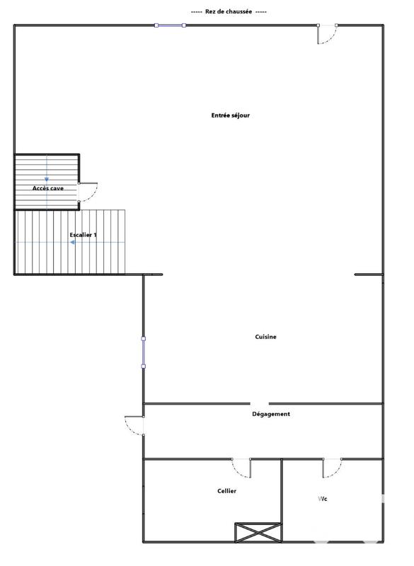 Maison de ville - 64 m² - 4 pièces