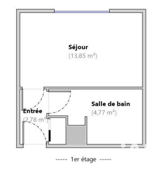 Appartement - 21 m² - 1 pièce