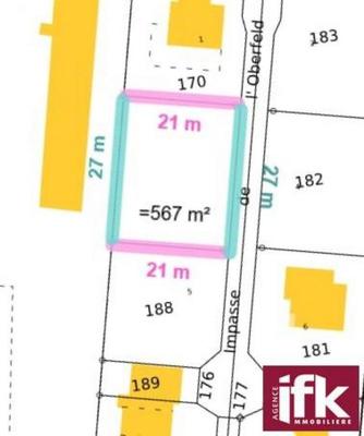 Terrain - 567 m²