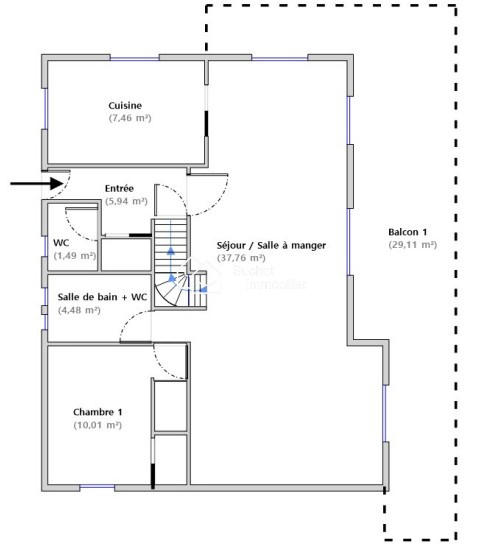 Maison - 109 m² - 5 pièces