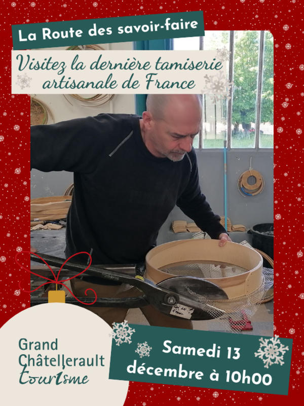 Visitez la dernière Tamiserie artisanale de France