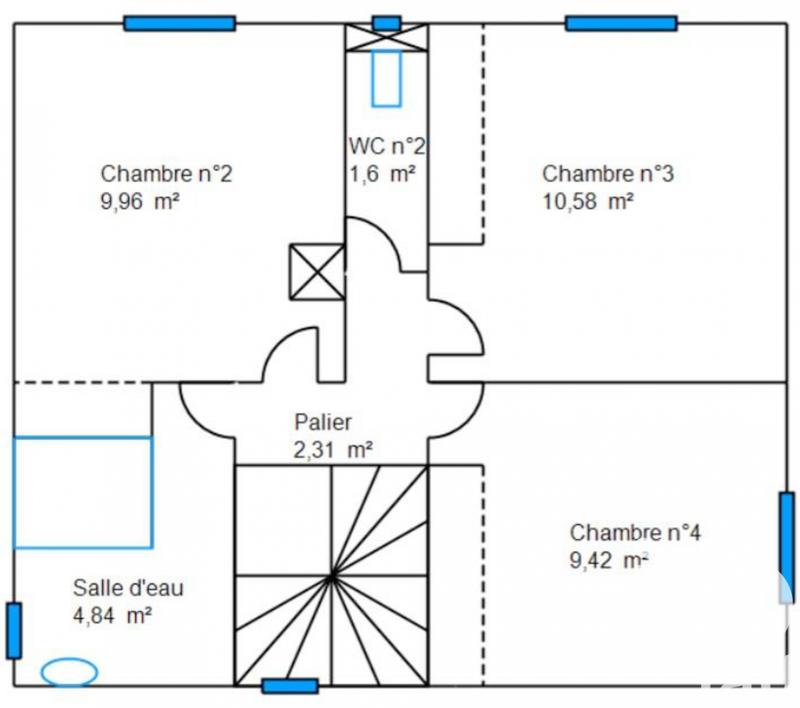 Maison - 115 m² - 5 pièces