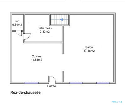 Maison - 65 m² - 3 pièces