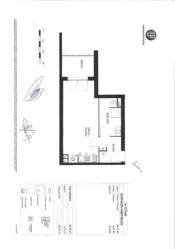 Appartement - 34 m² - 2 pièces