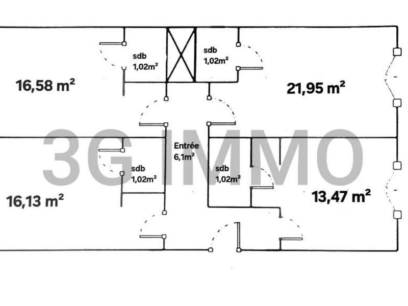 Local commercial - 78 m² - 4 pièces