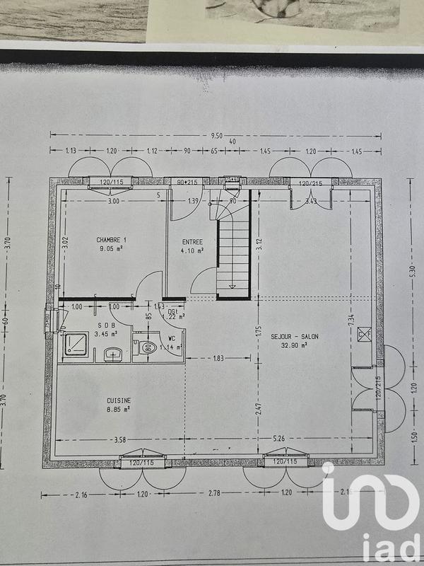 Maison - 120 m² - 6 pièces