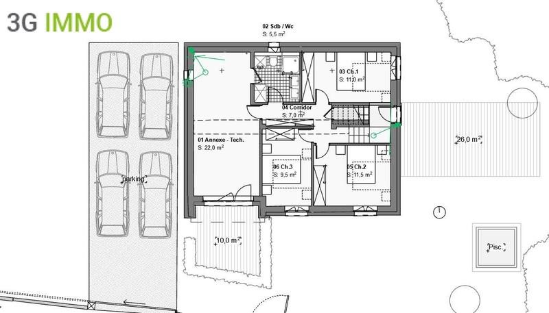 Maison - 132 m² - 5 pièces