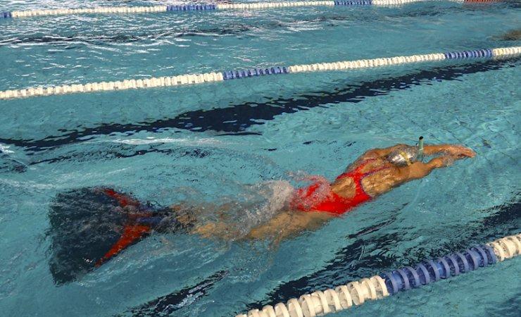 Compétition Grand Est nage avec palmes