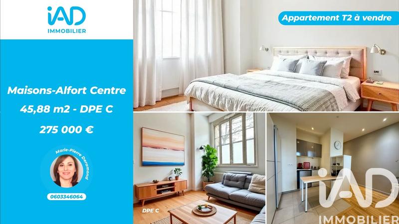 Appartement - 46 m² - 2 pièces