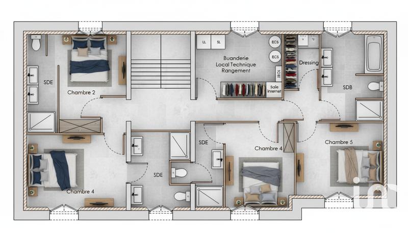 Maison - 210 m² - 5 pièces