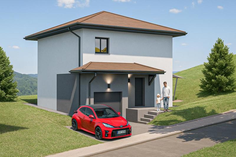 Maison - 93 m² - 5 pièces