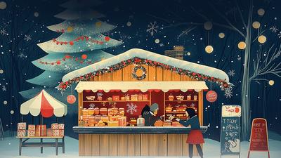 Marché de Noël à la brasserie la Gang