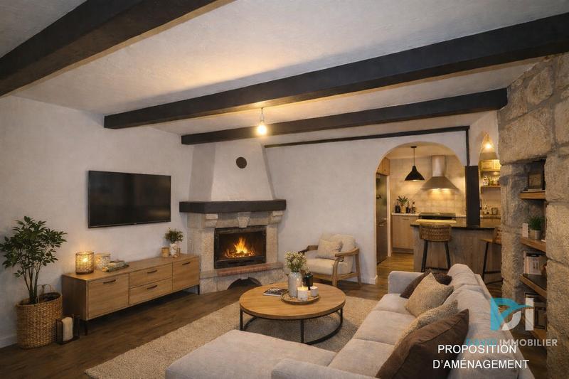 Maison de village - 90 m² - 4 pièces