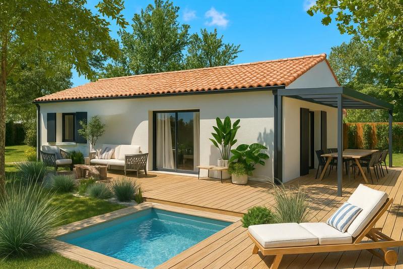 Maison - 90 m² - 4 pièces