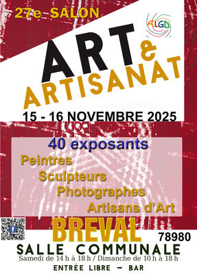27ème salon d’Art et d’Artisanat d’Art de Bréval (78)