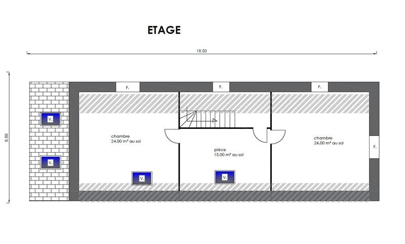 Maison - 108 m² - 5 pièces