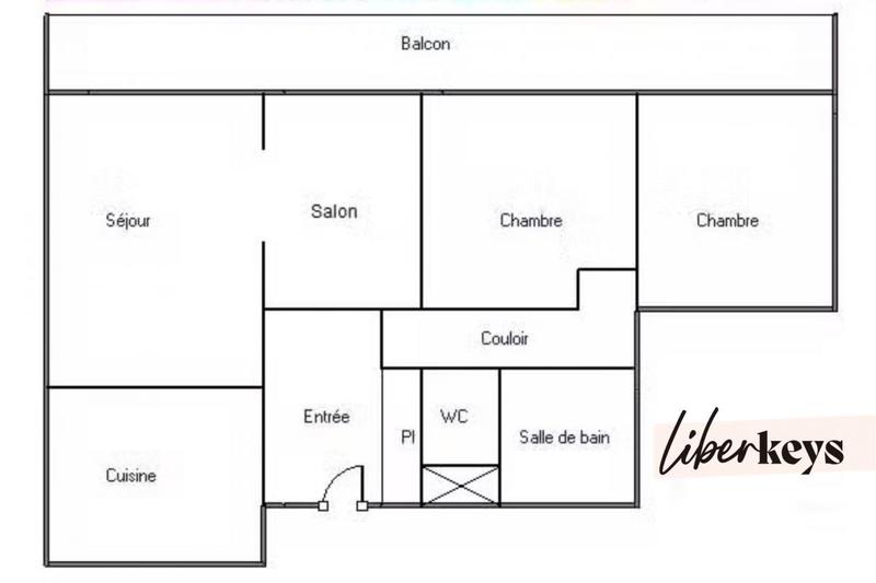 Appartement - 75 m² - 3 pièces