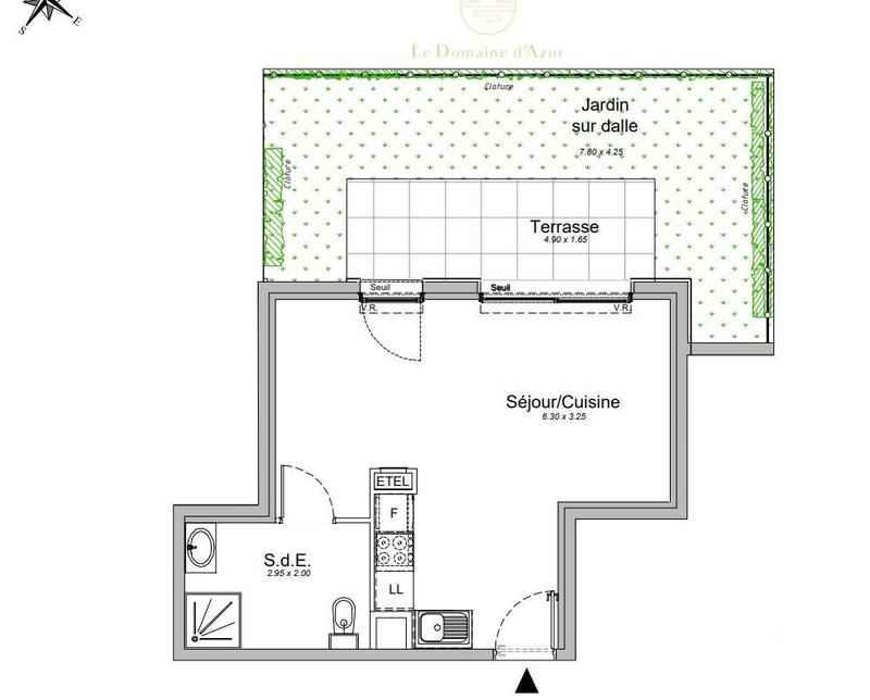 Appartement - 32 m² - 1 pièce