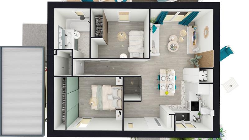 Maison - 80 m² - 3 pièces