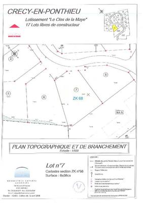 Terrain constructible - 838 m²