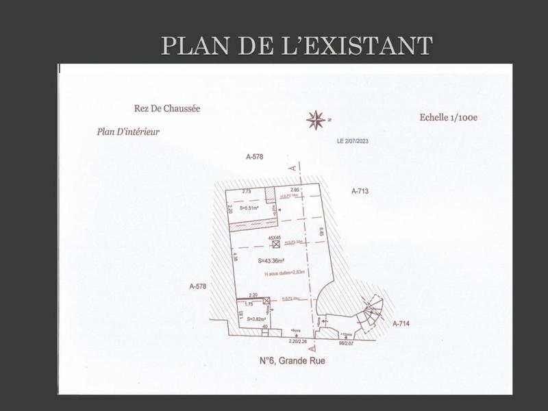 Maison de village - 172 m² - 3 pièces
