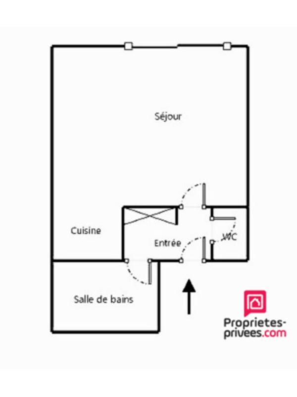 Appartement - 33 m² - 1 pièce