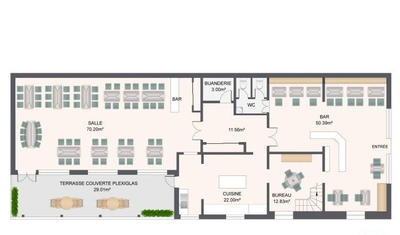 Local commercial - 216 m²