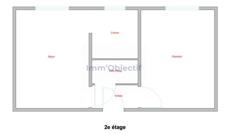 Appartement - 24 m² - 2 pièces