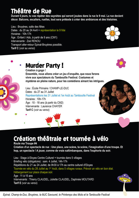 Stage théâtre de rue