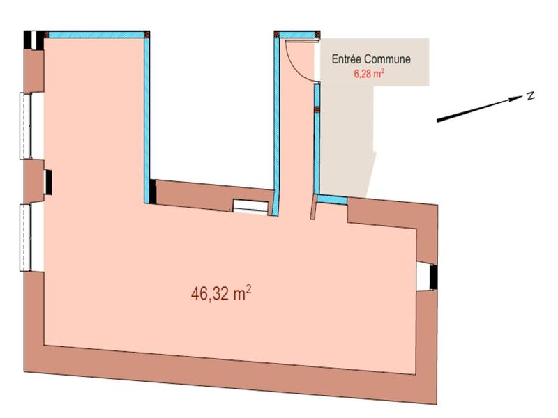 Appartement - 46 m² - 2 pièces