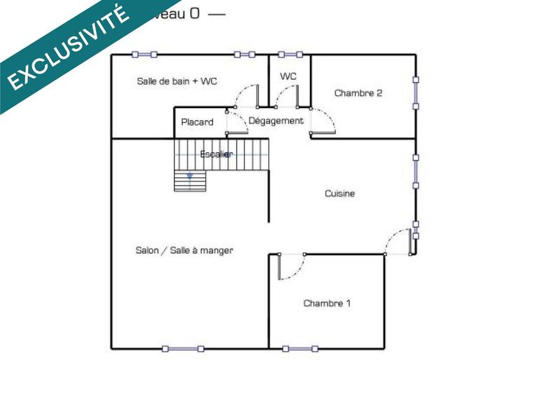 Maison - 105 m² - 5 pièces