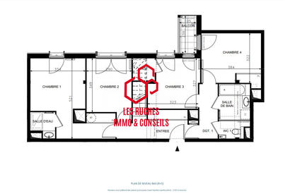 Duplex - 147 m² - 5 pièces